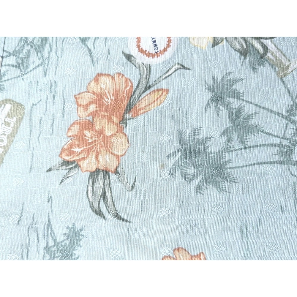 Tommy Bahama Mens XXL Silk Hawaiian Shirt Island Rookie Baseball Sage Green XXL - Picture 6 of 8